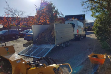Afvoer van snoeiafval voor een mooi en opgeruimd eindresultaat