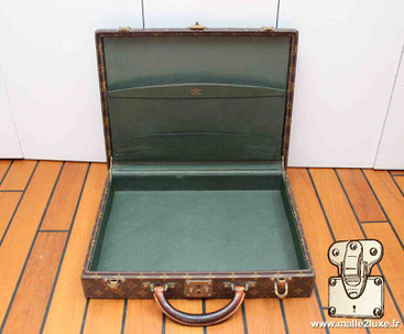 Vintage French President Briefcase in Monogram Canvas from Louis Vuitton,  1990