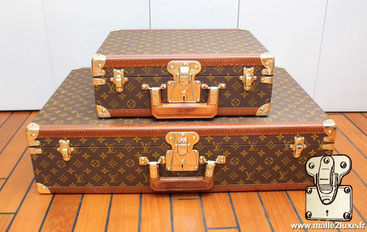 In the mid-1970s, Louis Vuitton's cult luggage was revisited and brought up to date with the design of the time.   The two versions: historical classic or the 70's limited edition coexist together and are offered to customers to suit all styles.