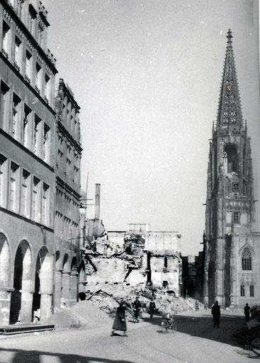 Der Prinzipalmarkt im Juni 1945