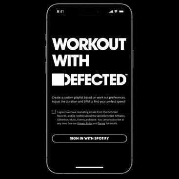 Workout With Defected | Spotify