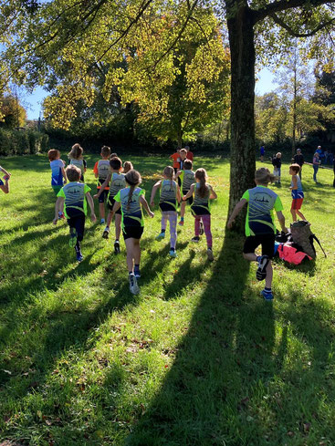 Die LAC-Kids bei der Rennvorbereitung