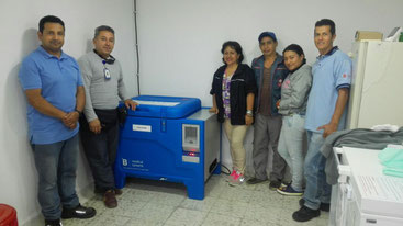 Installation team: Carlos Ferney Lopez Prieto and the team from Caldono