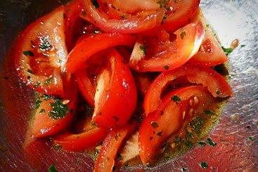 Schneller Tomatensalat