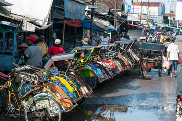 Rikscha, Sumatra, Indonesien