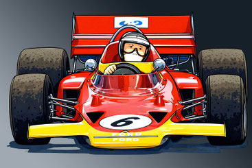Jochen Rindt by Muneta & Cerracín-