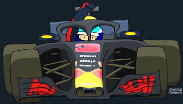Daniel Ricciardo by Muneta & Cerracín