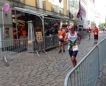 Alfred Krause, RC Vorwärts Speyer, beim Marathon in Riga. Foto: Alfred Krause