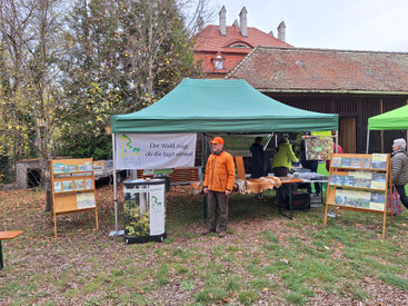 Der Stand nach dem Aufbau, vor dem Ansturm!