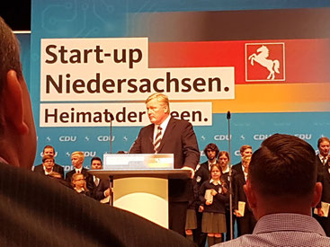 CDU-Landesvorsitzender und Verkehrsminister Dr. Bernd Althusmann MdL