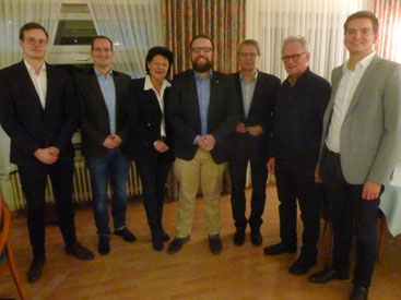 Der geschäftsführende Vorstand der Stadt CDU Lüneburg. (nicht mit auf dem Bild: Dr. Thomas Buller)