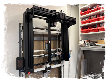 Wandliftsystem für die CNC-Fräsmaschine