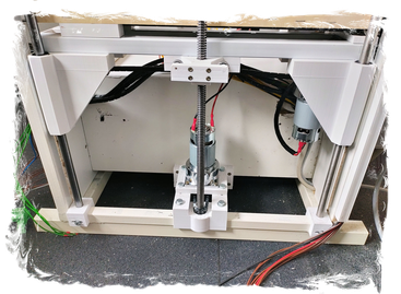 Bohrerschrank V1.2 Antrieb modernisieren Trapezgewindeantrieb & 3D-Druck