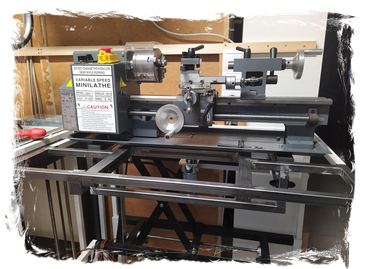 Drehmaschine versenkbar in die Werkbank integrieren