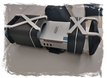 Maßgefertigtes Mini-PC-Gehäuse Kompaktlösung aus dem 3D-Drucker