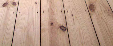 geölte Holzoberfäche