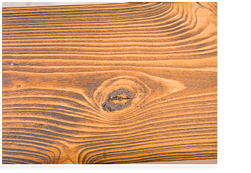 Öle und Wachse pigmentieren: fertiges Holzstück