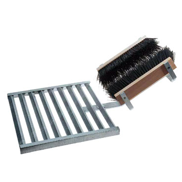 Shoe-Cleaner with Grating 