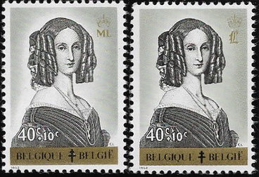 Belgian Queen Louise-Marie tuberculosis ML L monogram