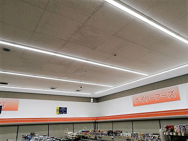 防カビ施工後の天井