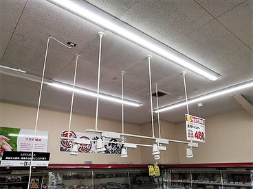 防カビ施工後の天井