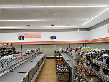 防カビ施工後の天井