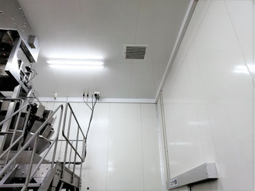 防カビ施工後の天井