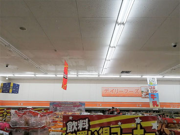 防カビ施工後の天井