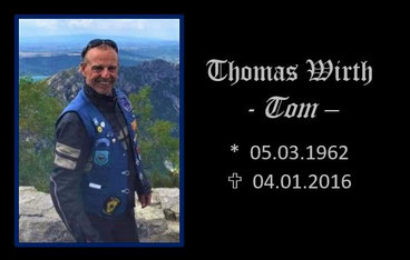 Blue Knights Germany 14, Blue Knights Germany XIV Mittelfranken, Heaven 1 Thomas Wirth "Tom", In Memoriam For Those Who Rode With Pride