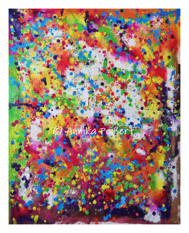 Acryl auf Baumwoll-Maltuch, ca. 100 x 80 cm
