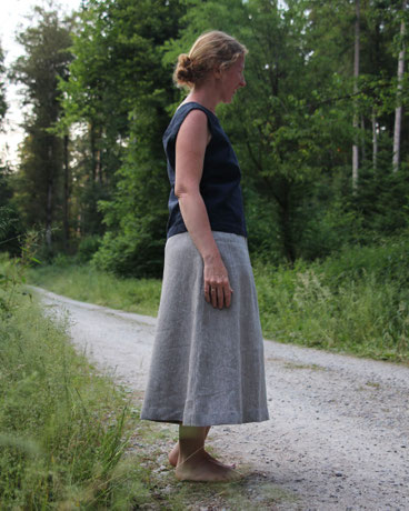 Leinenrock für Damen