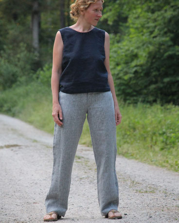 Leinenhose für Damen