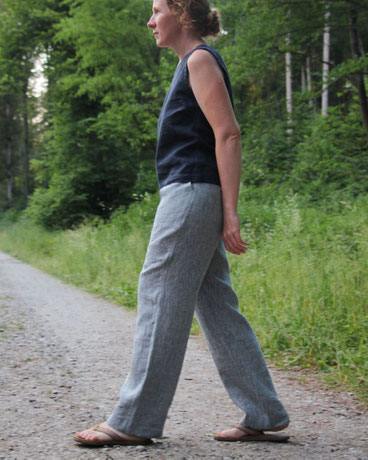 Sommerhose aus Leinen für Frauen