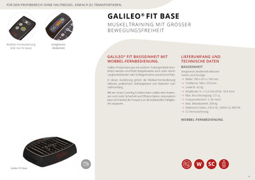 Galileo Fit Base. Technische Daten. www.vplatte.de