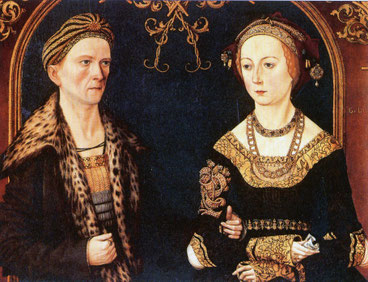 Jakob und Sybille Fugger- reiche Bürger lassen sich im Stile des Adels porträtieren