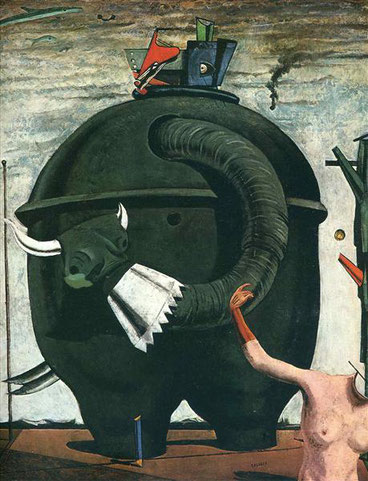 The Elephant Celebes,1921 Max Ernst