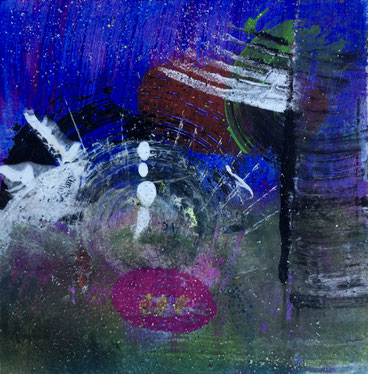Forms of the return, 2018, tecnica mista, 11 x 11 cm