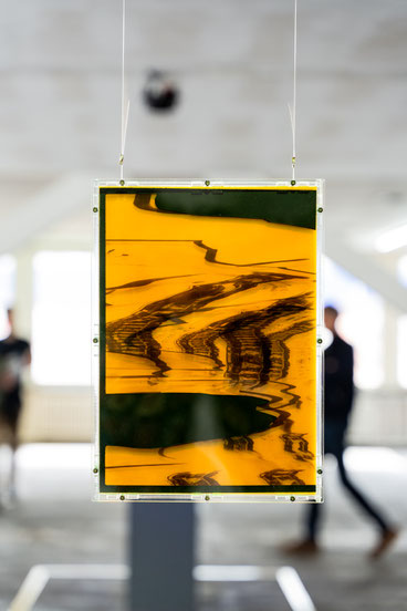 A part from 2/5 • 2022 • Acryl plates, transparency foils and Finnish cardboard in an acrylic box • 29,7 x 21 cm • Photo: Elias Laufer