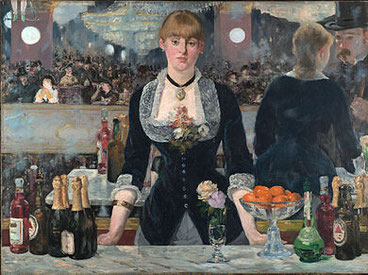 photo commons.wikimedia.org / Edouard Manet, Un bar au Folies bergère