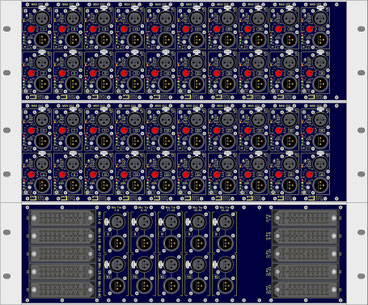 Active multichannel splitter system