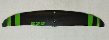 stab 235 pour le foil aeromod V3, vue de dessus