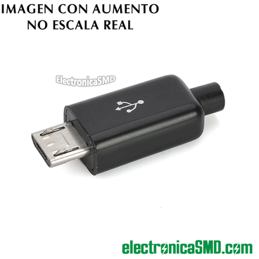 conector micro usb tipo B macho para cable guatemala, electronica, electronico, conector micro usb macho para cable para soldar en cable guatemala