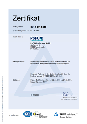 Gerne können Sie das Zertifikat in unserem Downloadbereich für Ihre interne Dokumentation herunterladen.