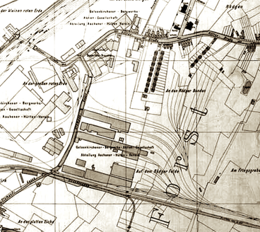 Stahlwerksausdehnung 1910