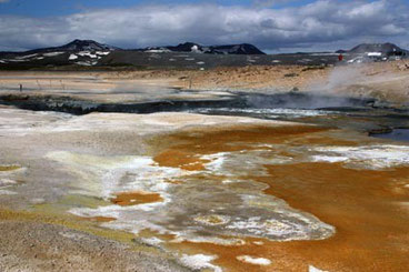 Solfatarenfeld Hverir am Námafjall (Mývatnsveit)