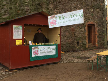 Unser Weihnachtsmarktstand auf FestungMark in Magdeburg