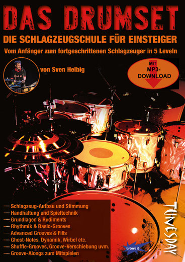 Cover zum Buch "Das Drumset" (Schlagzeug Lehrbuch für Anfänger)