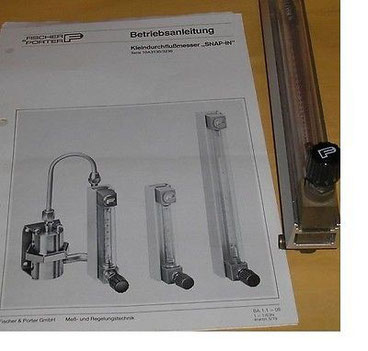 Kleinflussmesser 31-2350 Liter / Stunde für die  Chemie