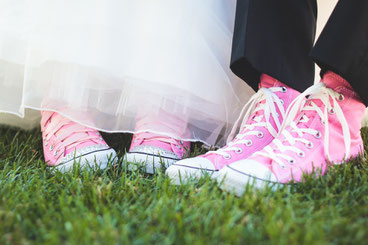Converse für die Hochzeit
