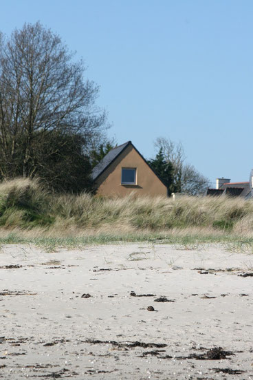 maison vue de la plage